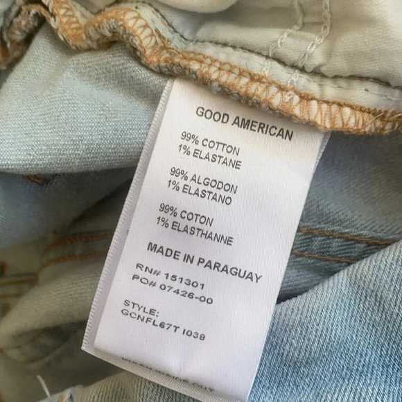 Good American Jeans  Straight fit Size 18 - Picture 8 of 8